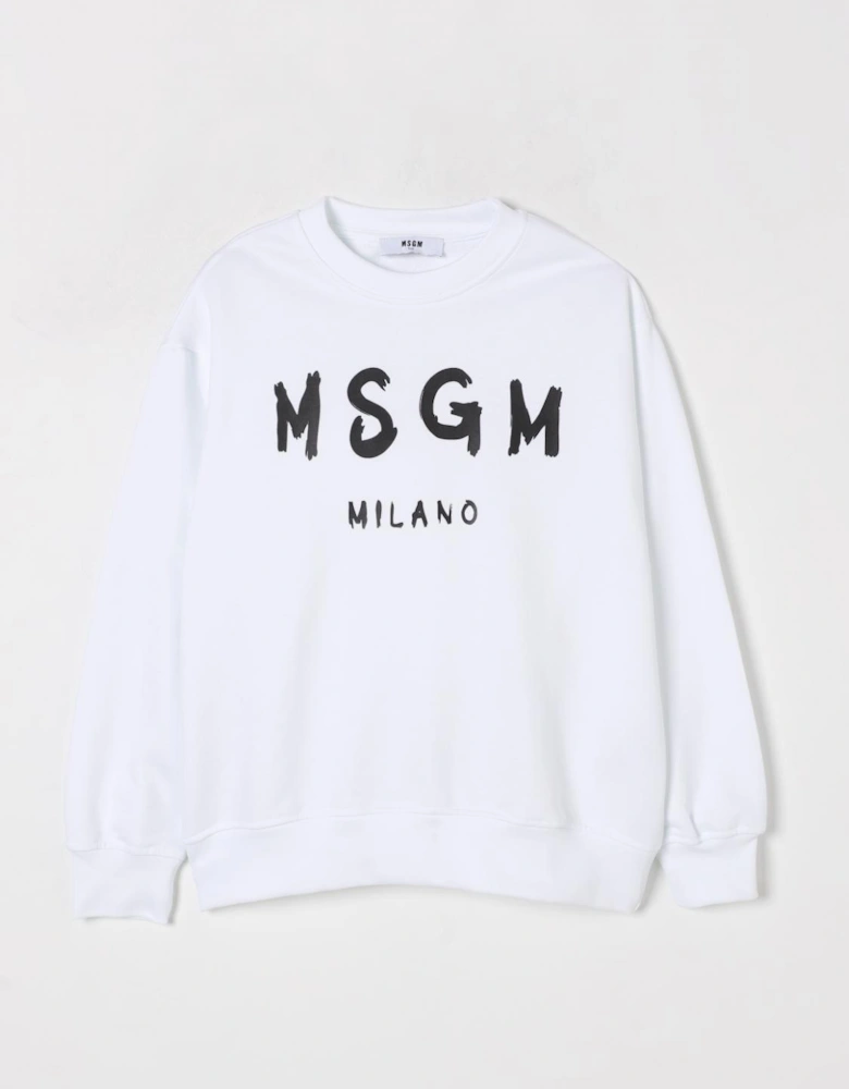 Kids Sweatshirt Crew Neck Logo