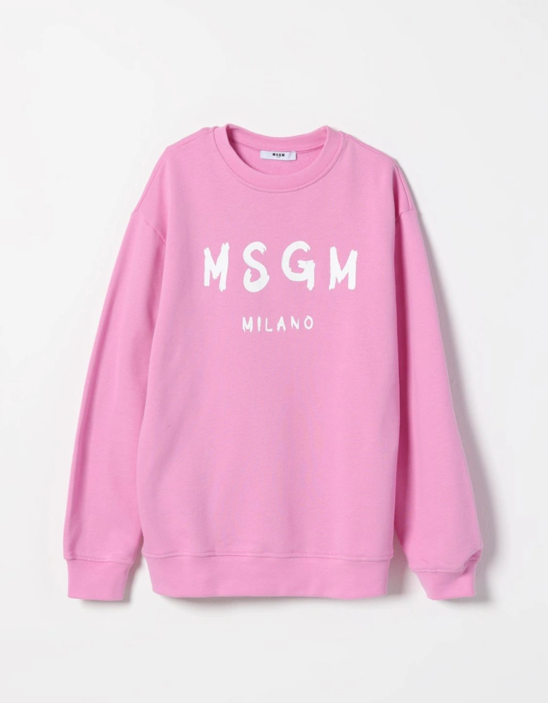 Kids Sweatshirt Crew Neck Logo