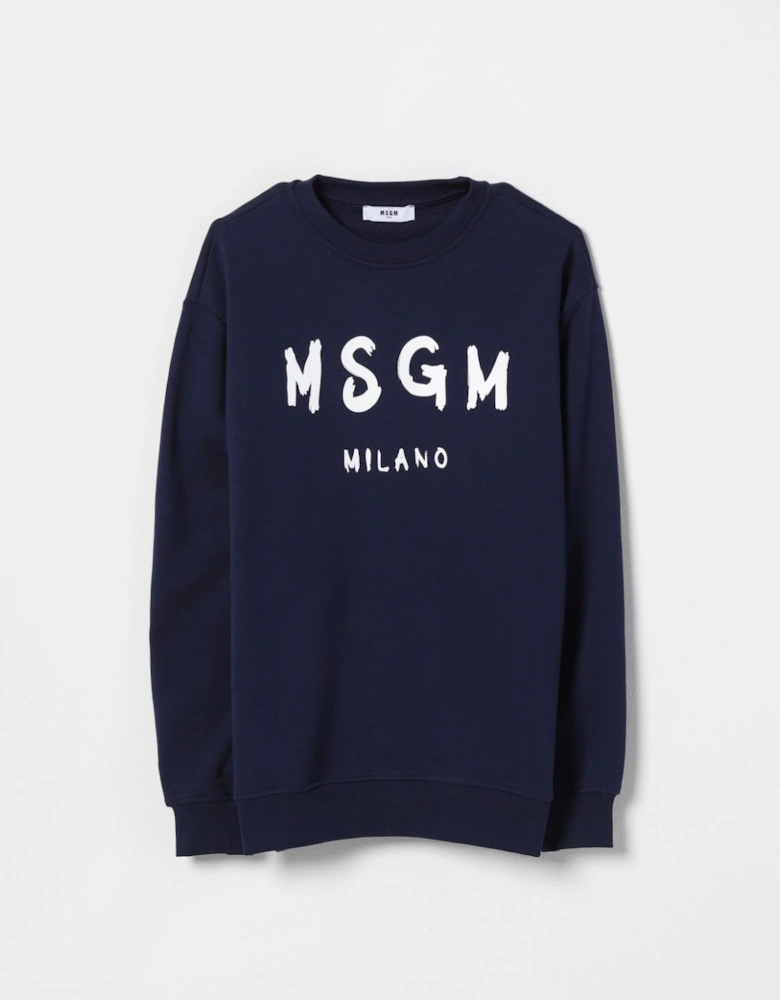 Kids Sweatshirt Crew Neck Logo