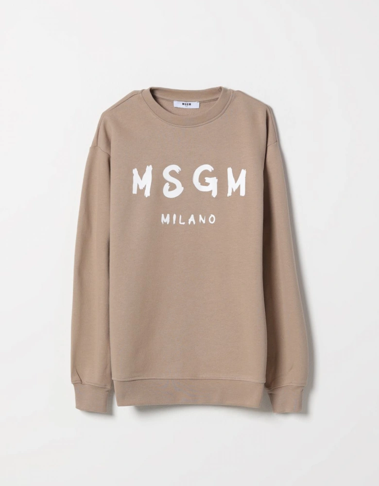 Kids Sweatshirt Crew Neck Logo