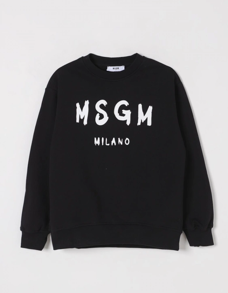 Kids Sweatshirt Crew Neck Logo