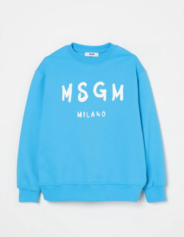 Kids Sweatshirt Crew Neck Logo