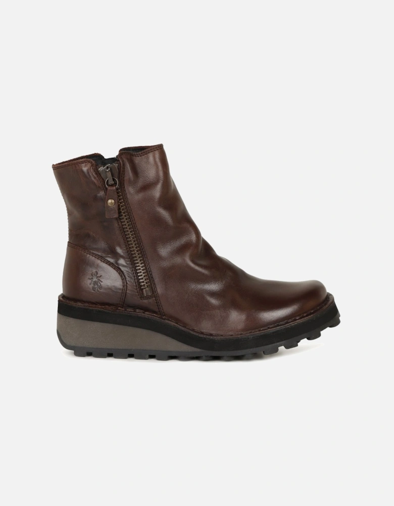 Hole Womens Wedge Heel Boots