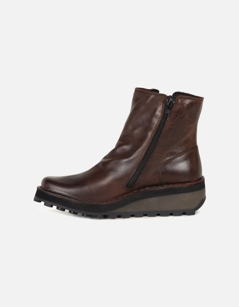 Hole Womens Wedge Heel Boots