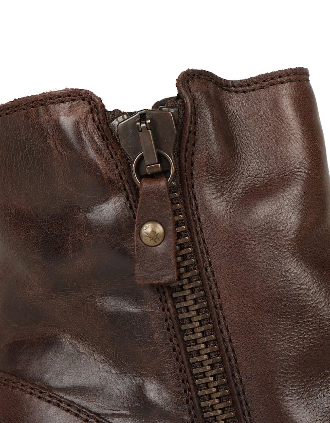 Hole Womens Wedge Heel Boots
