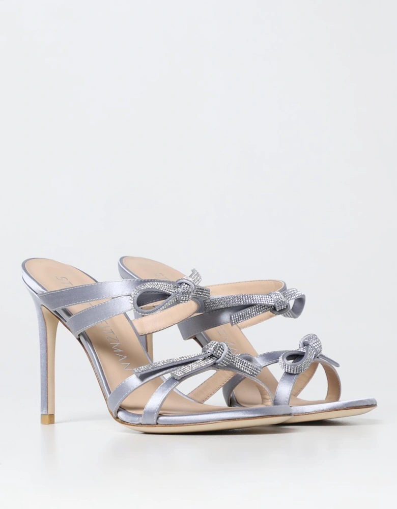 Nudist Song Crystal Bow Sandals