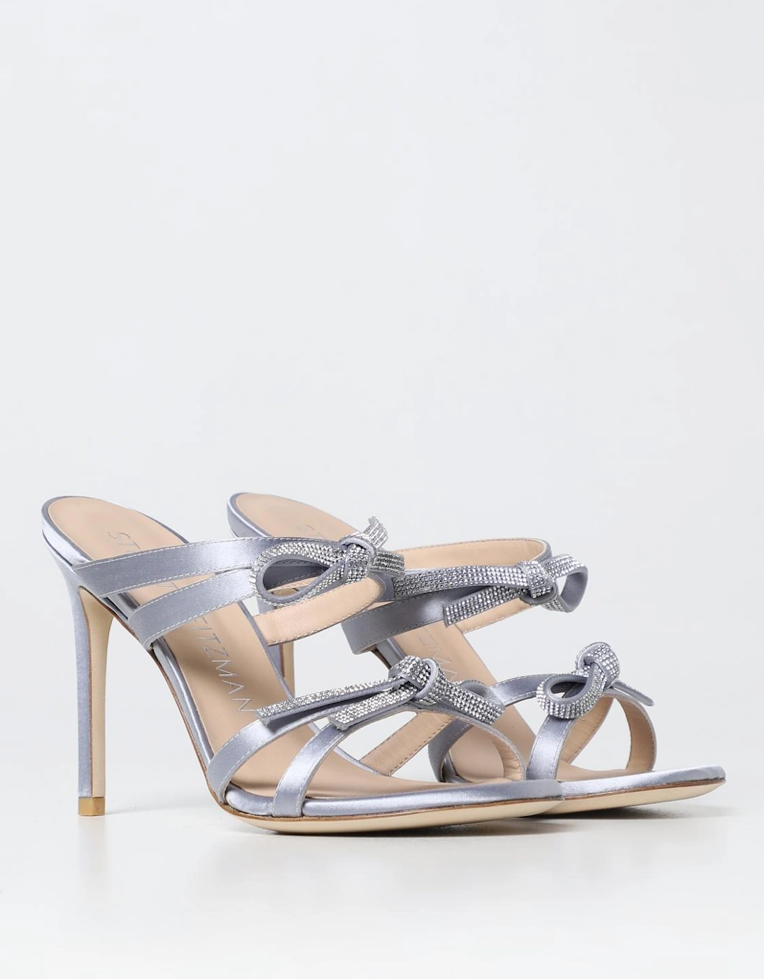 Nudist Song Crystal Bow Sandals