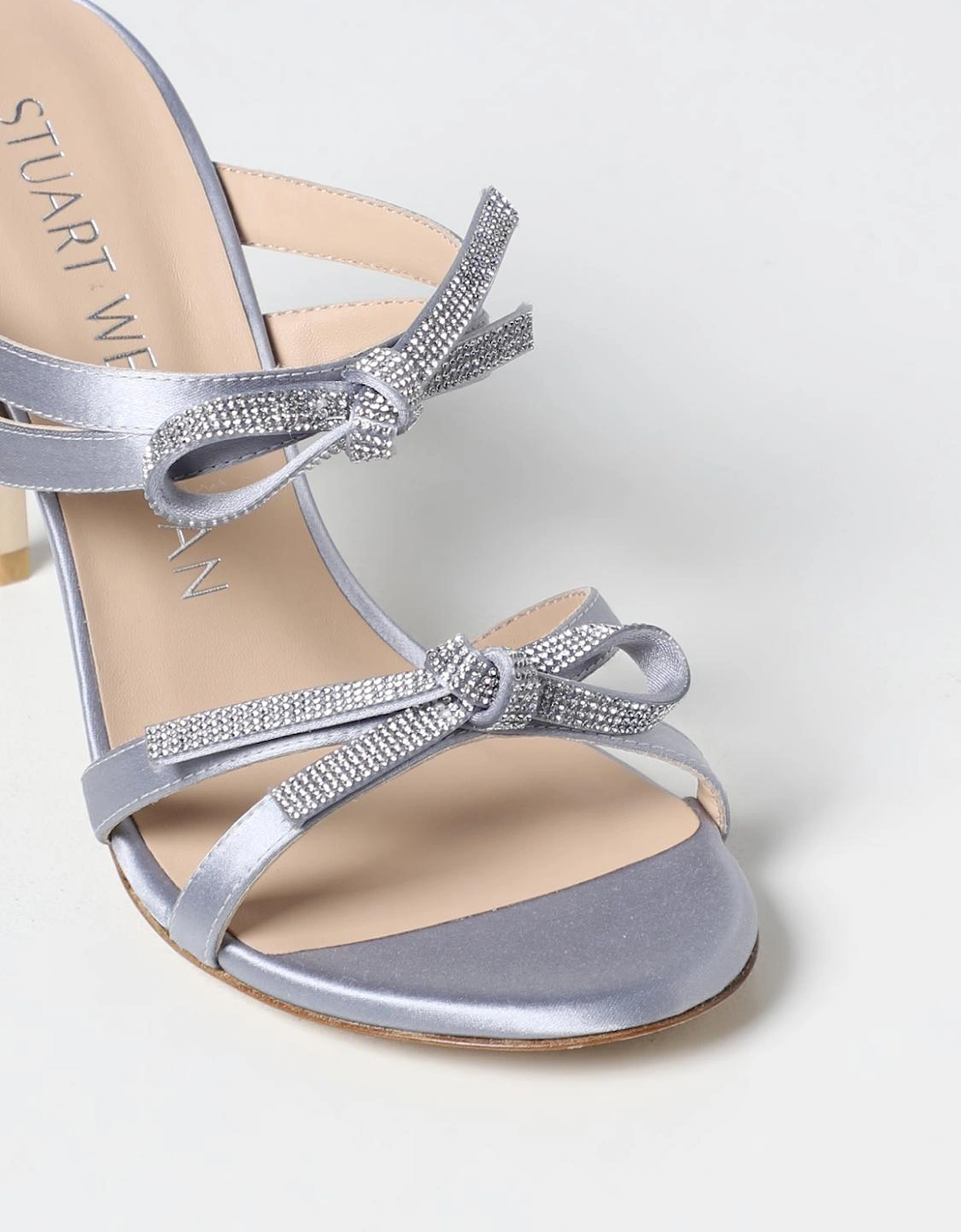 Nudist Song Crystal Bow Sandals