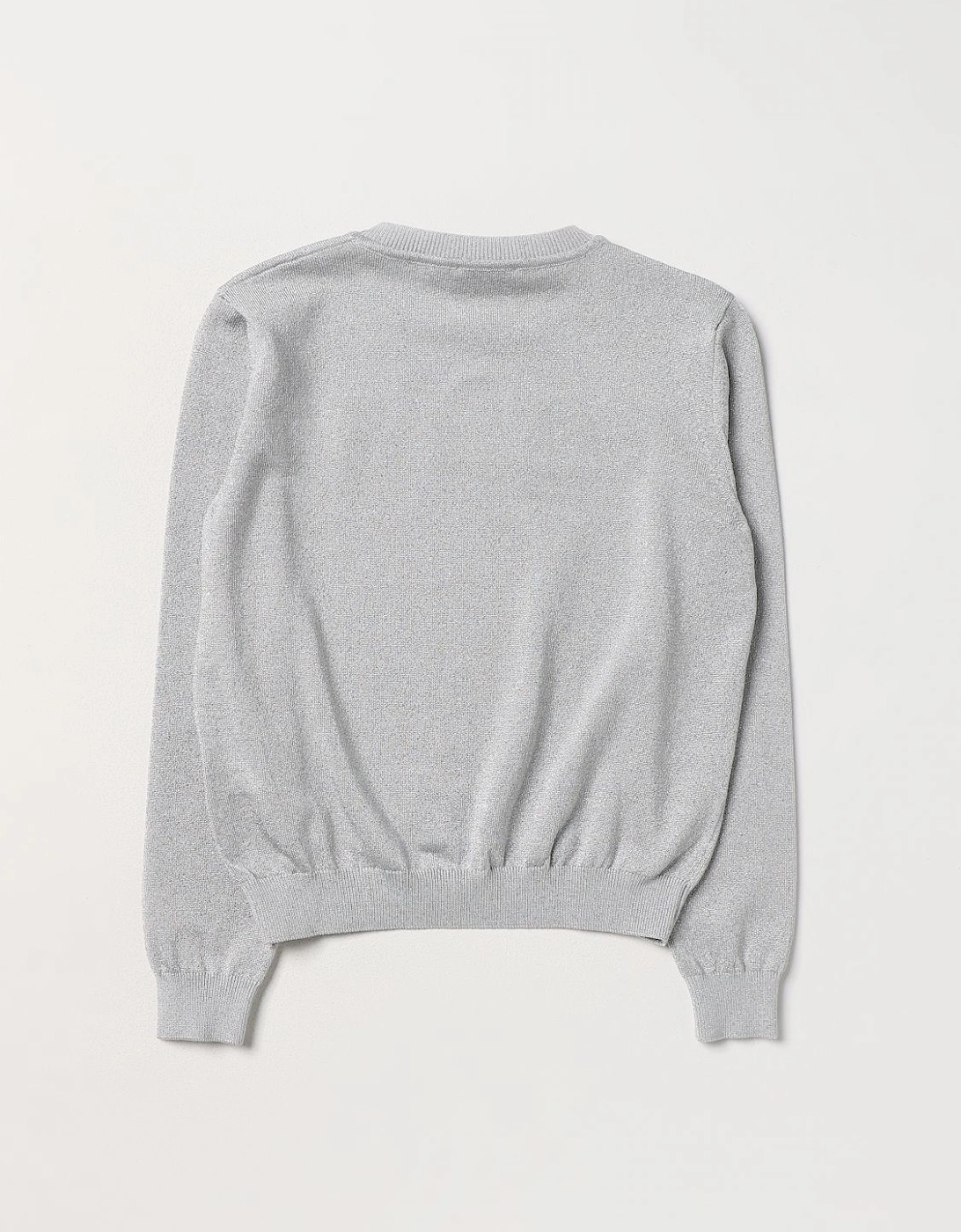 Sequin Logo Knit Sweater
