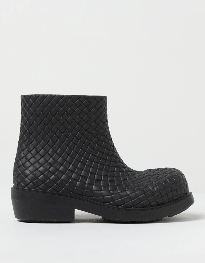 Intrecciato Rubber Ankle Boots