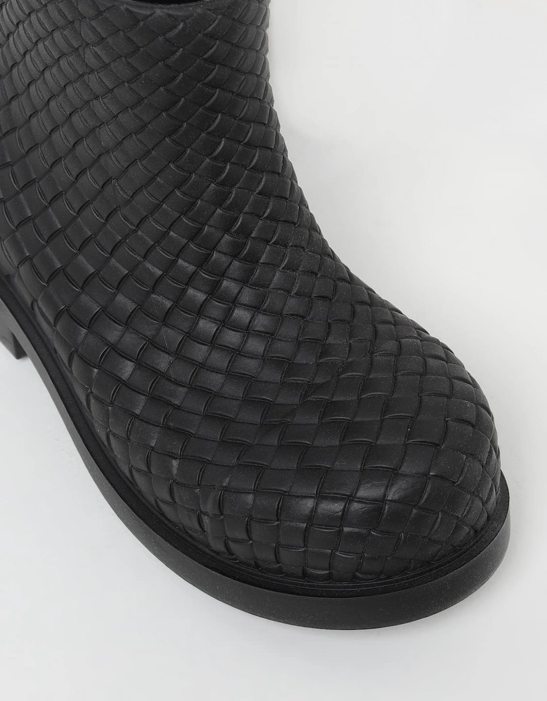 Intrecciato Rubber Ankle Boots
