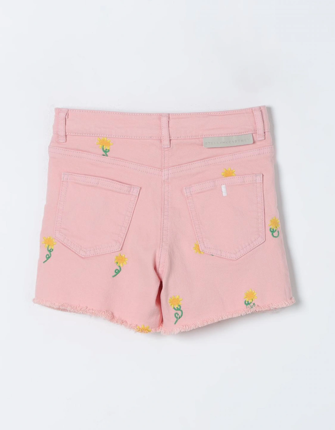 Comfortable Twill Shorts with Embroidered Accents for Casual Wear