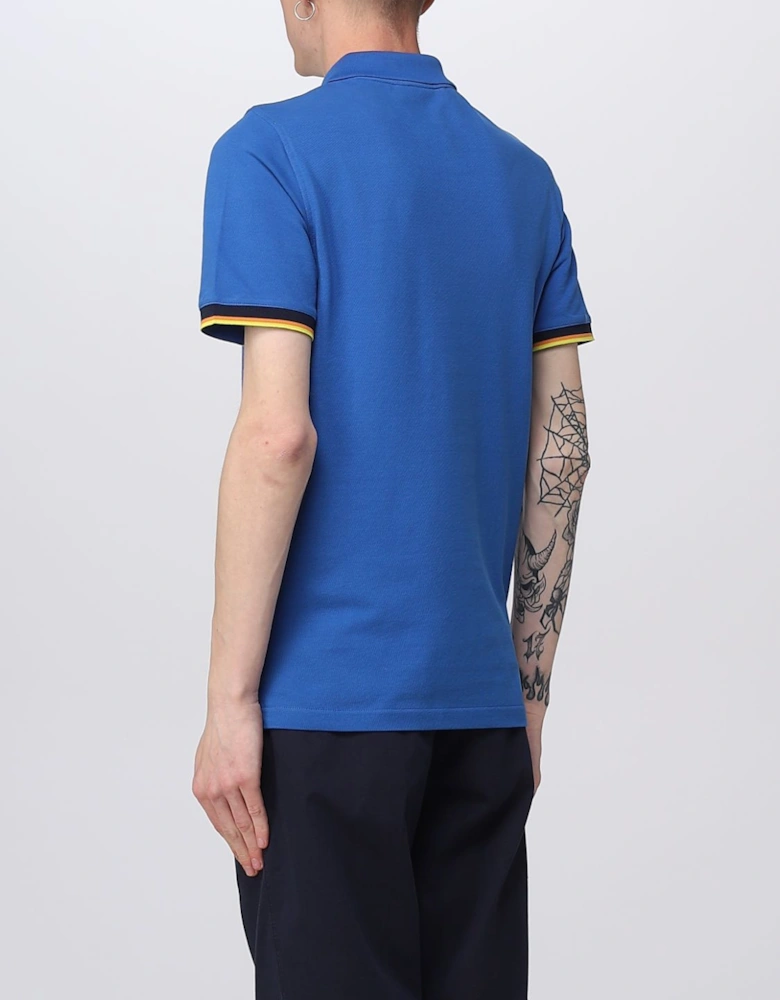 Short Sleeve Polo Shirt with Trim