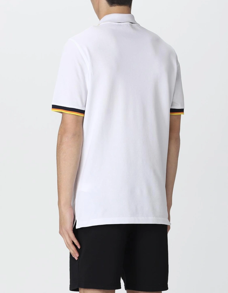 Short Sleeve Polo Shirt with Trim