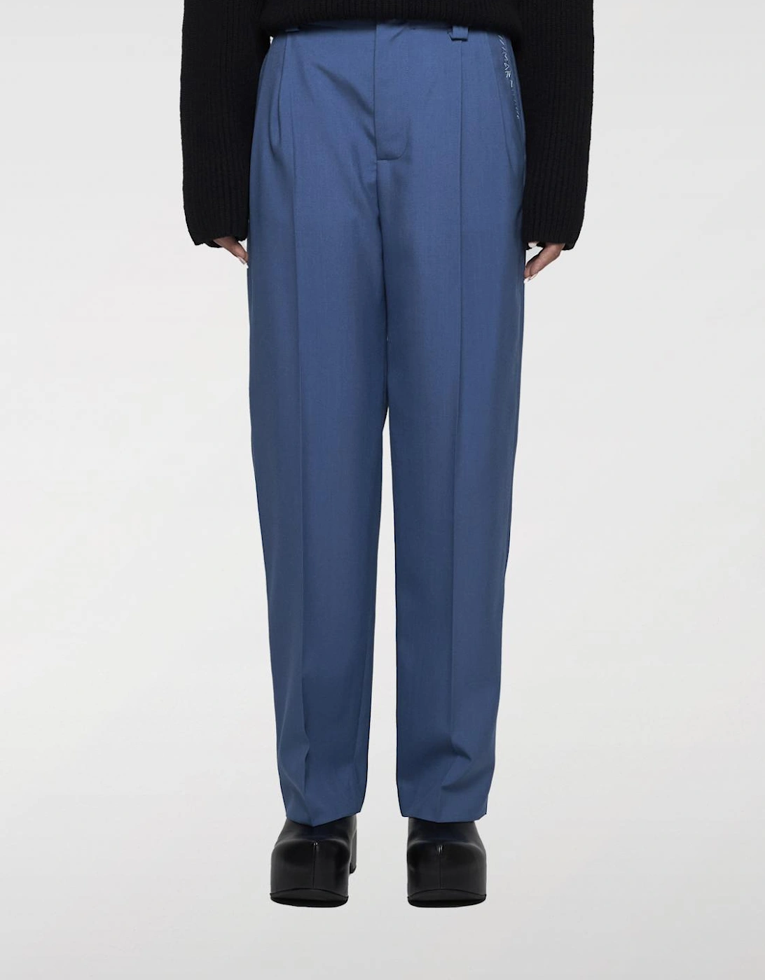 Straight Leg Pleated Trousers, 4 of 3