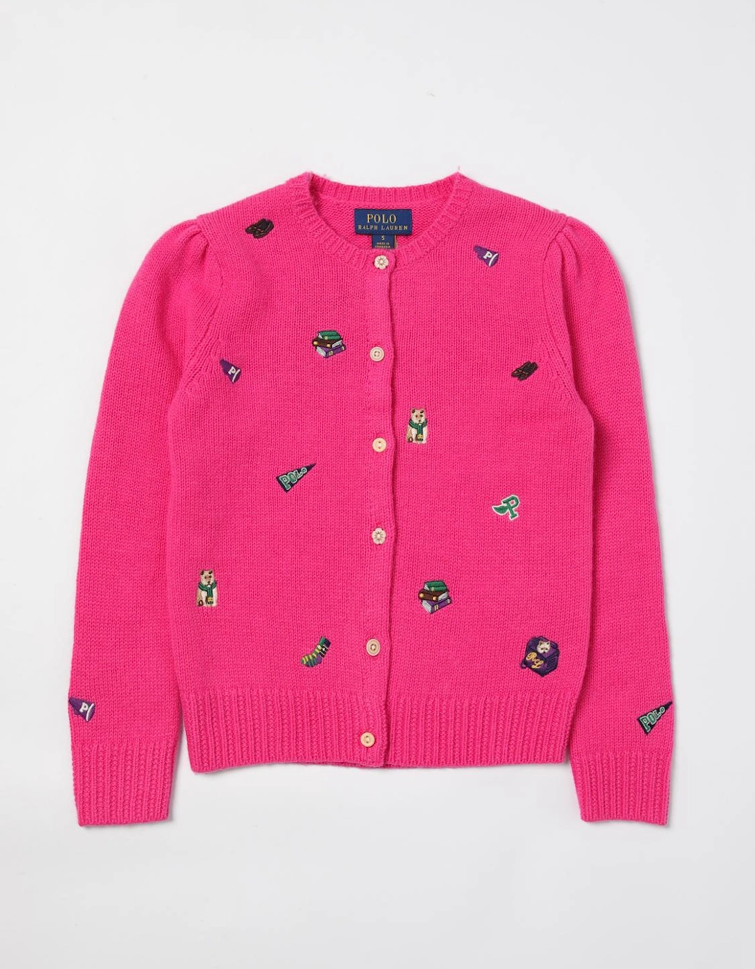 Embroidered Cotton Cardigan Sweater, 3 of 2