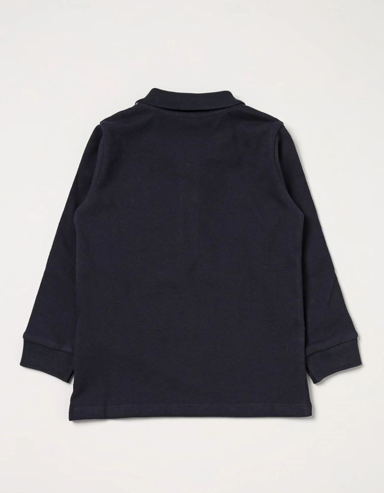 Kids Polo Shirt with Sleeve Stripes