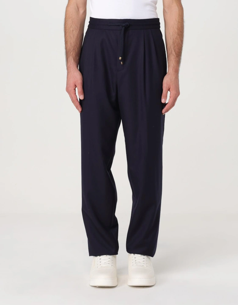 Woolen Trousers Relaxed Fit