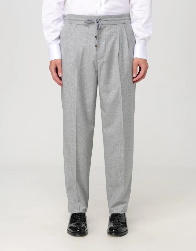 Woolen Trousers Relaxed Fit