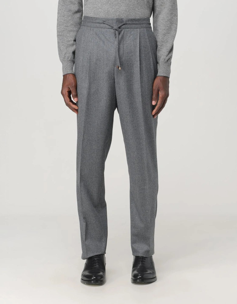 Woolen Trousers Relaxed Fit