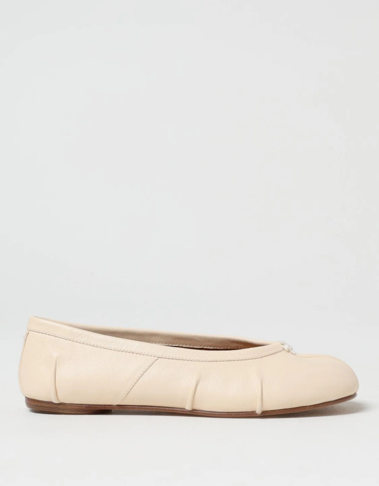Elegant Split-Toe Leather Ballet Flats Comfortable Everyday Shoes