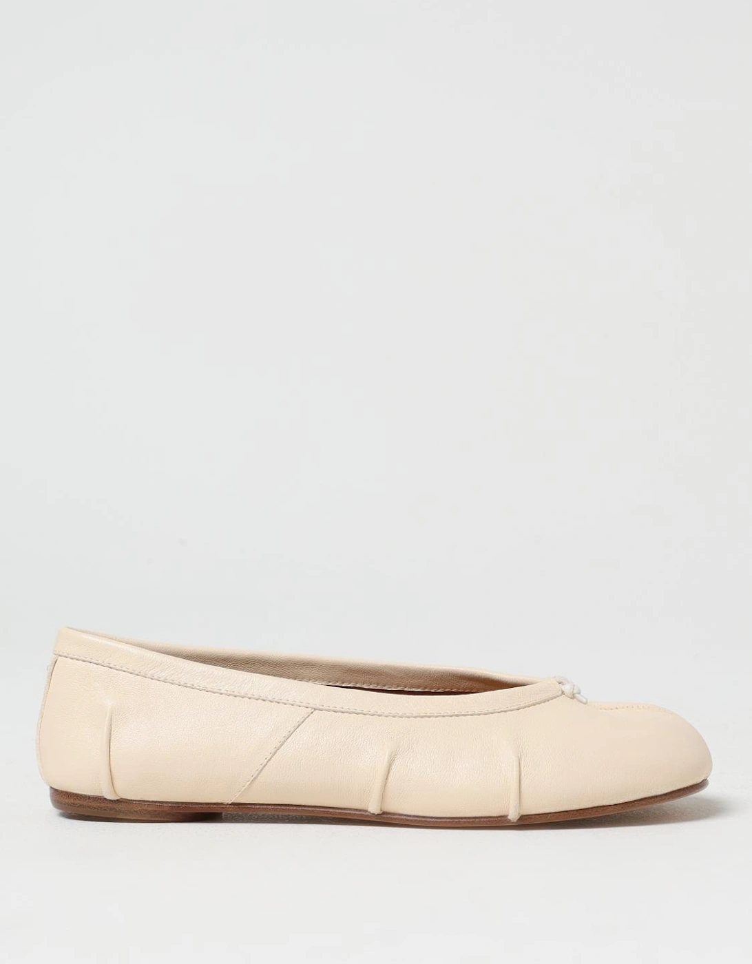Elegant Split-Toe Leather Ballet Flats Comfortable Everyday Shoes