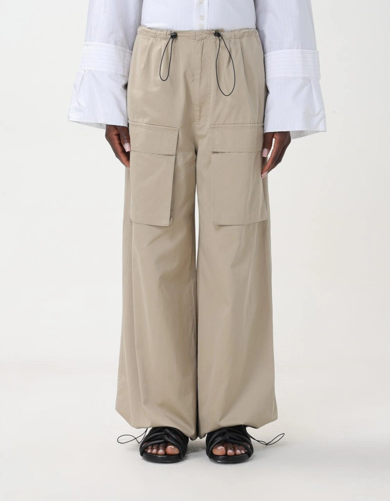 Wide Leg Cargo Trousers Relaxed Fit