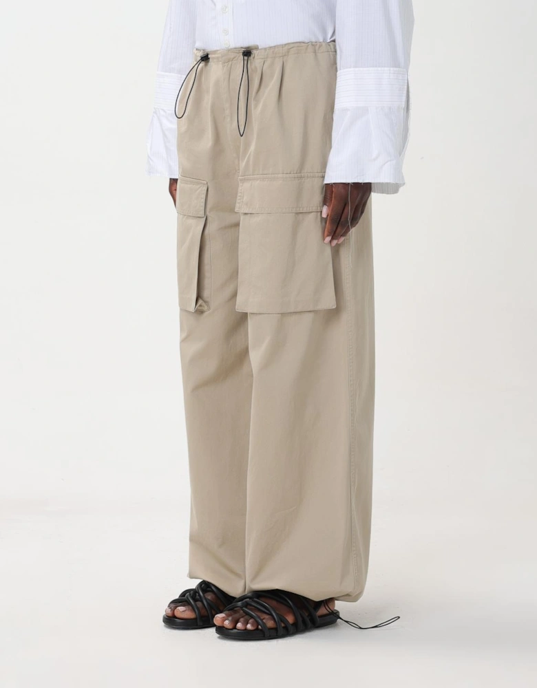 Wide Leg Cargo Trousers Relaxed Fit