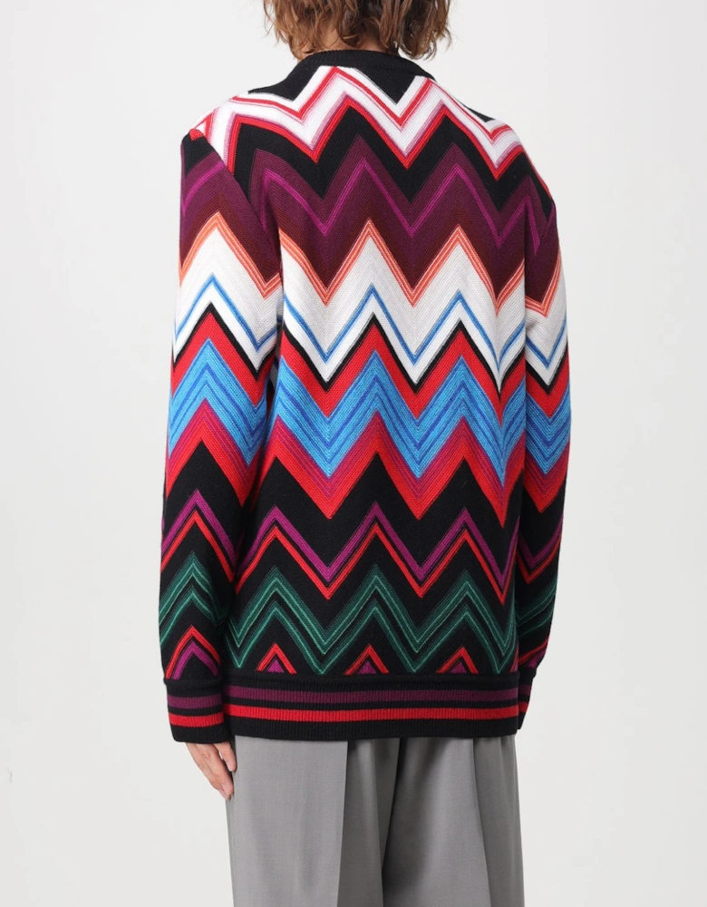 Chevron Knit Pullover Sweater