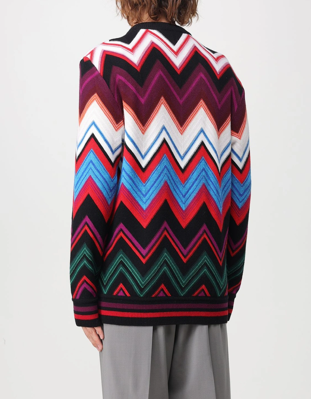 Chevron Knit Pullover Sweater