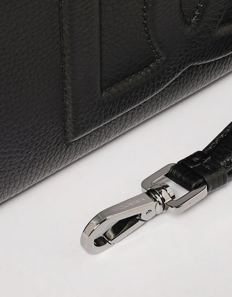 Leather Clutch Embossed Logo