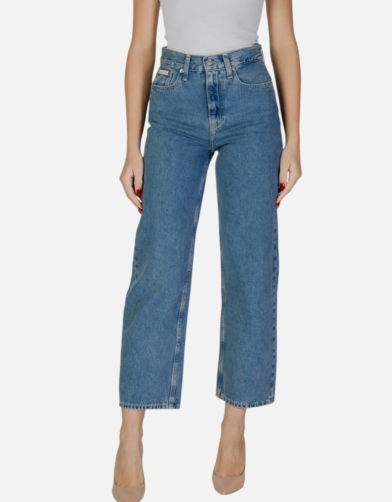High-Waisted Straight Jeans Classic Fit