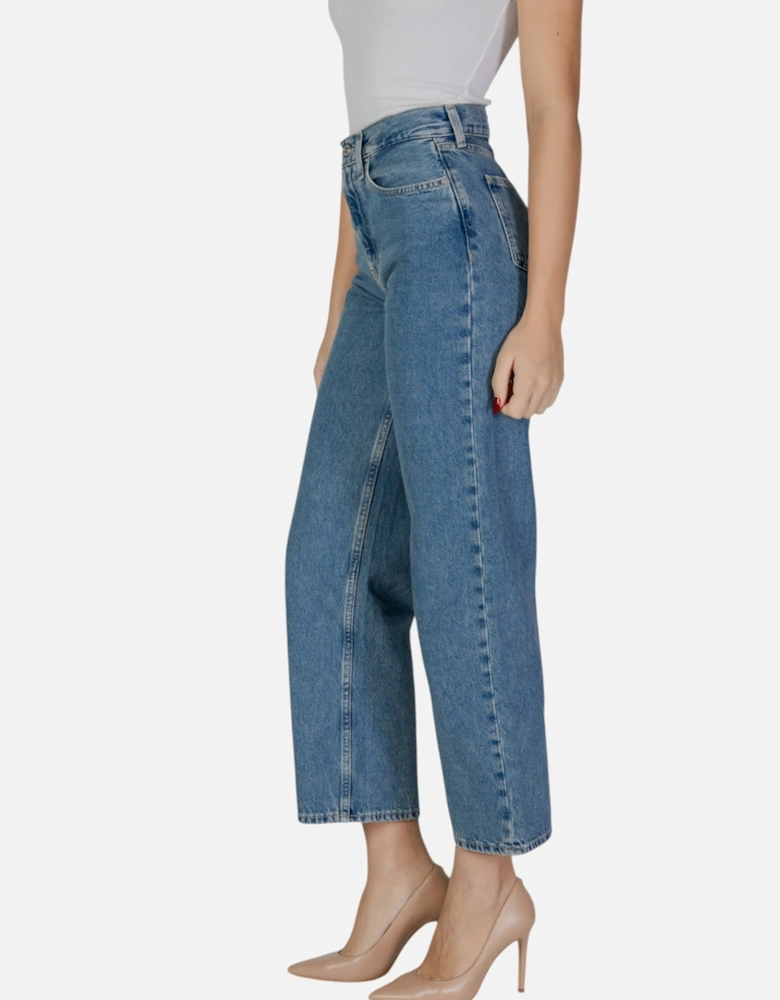 High-Waisted Straight Jeans Classic Fit