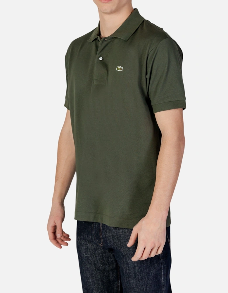 Short Sleeve Polo Shirt with Button Fastening
