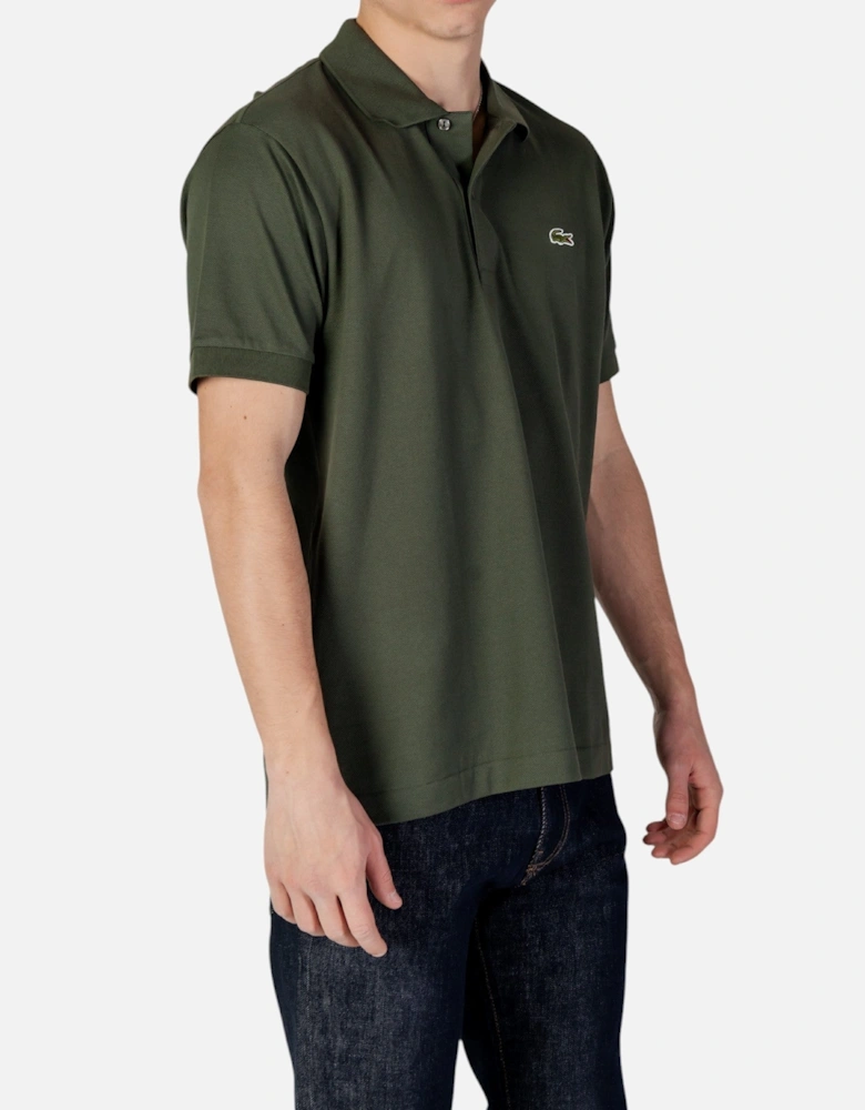 Short Sleeve Polo Shirt with Button Fastening