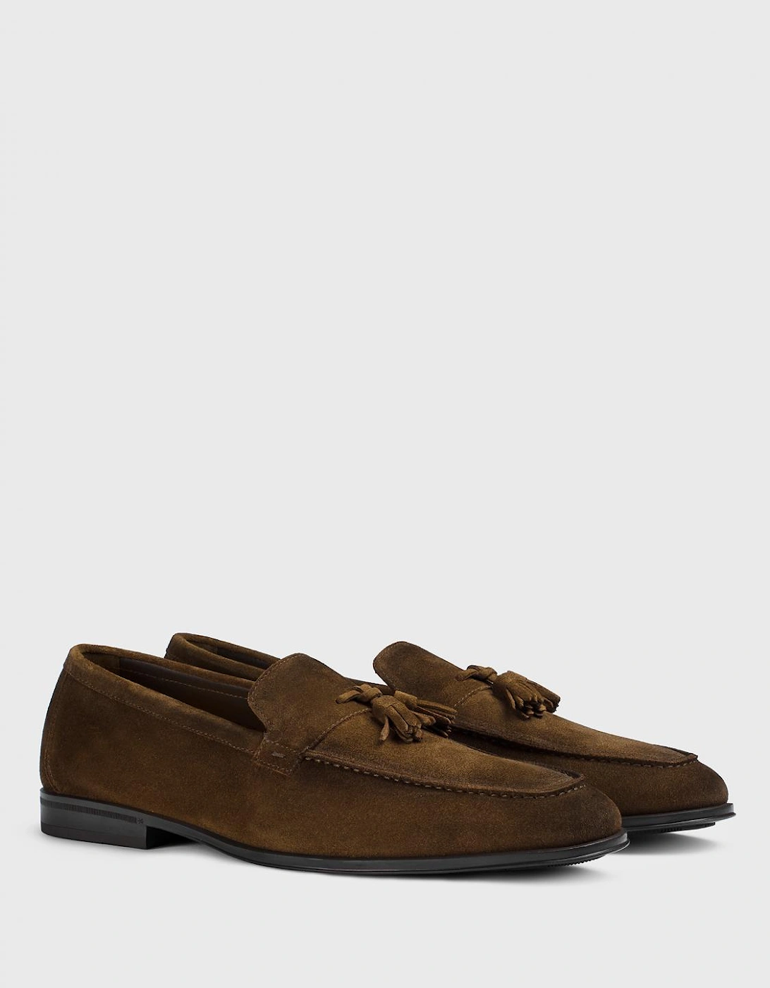 Suede Leather Tassel Loafers