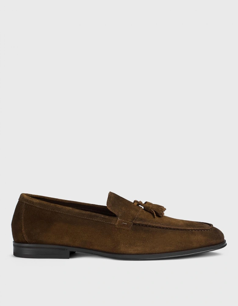 Suede Leather Tassel Loafers