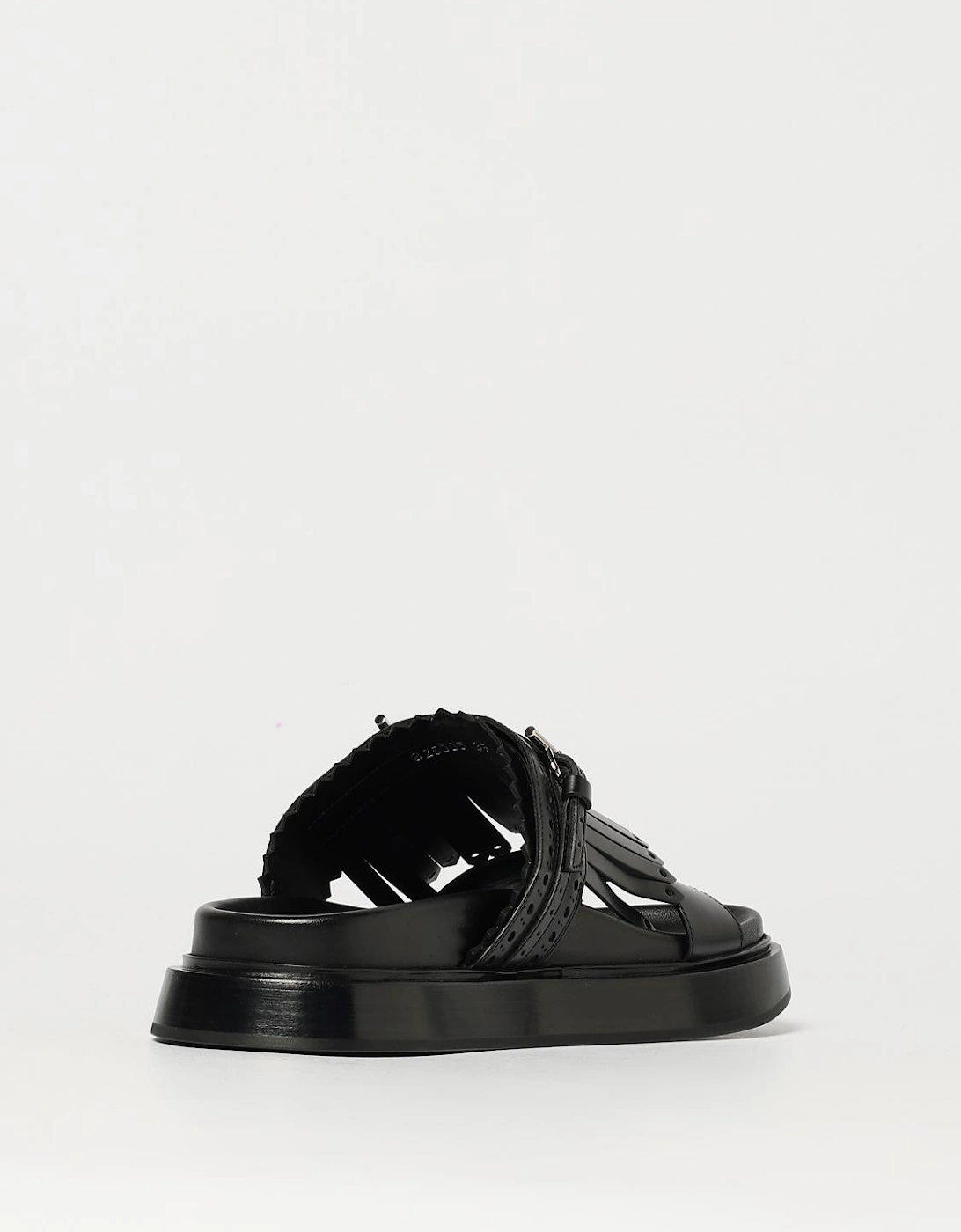 Platform Sandals Fringe Detail