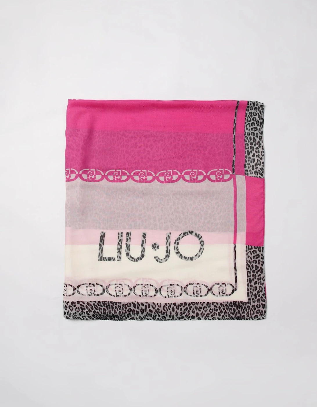 Printed Scarf Chain  Leopard Design