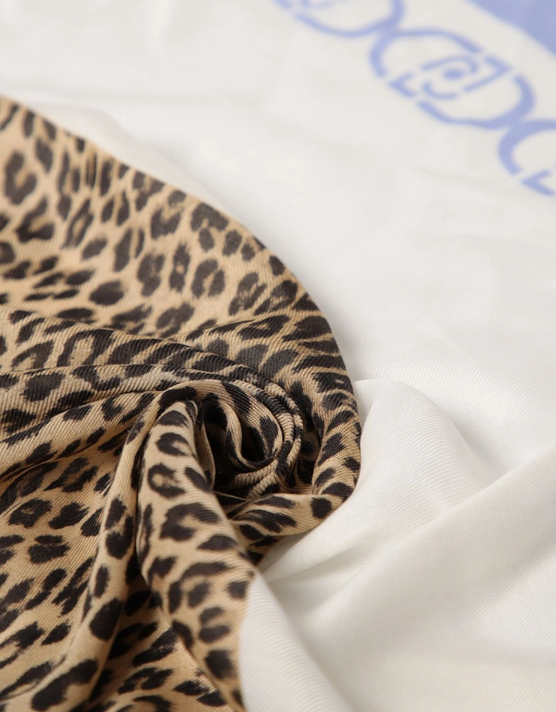 Printed Scarf Chain  Leopard Design