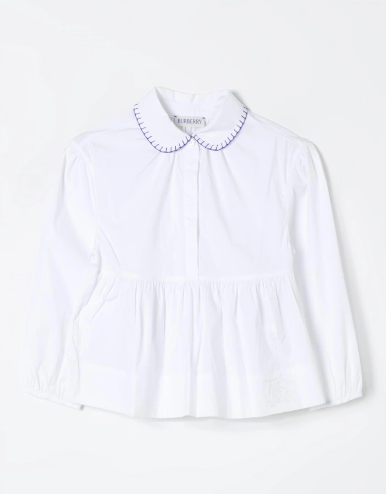 Peter Pan Collar Poplin Shirt