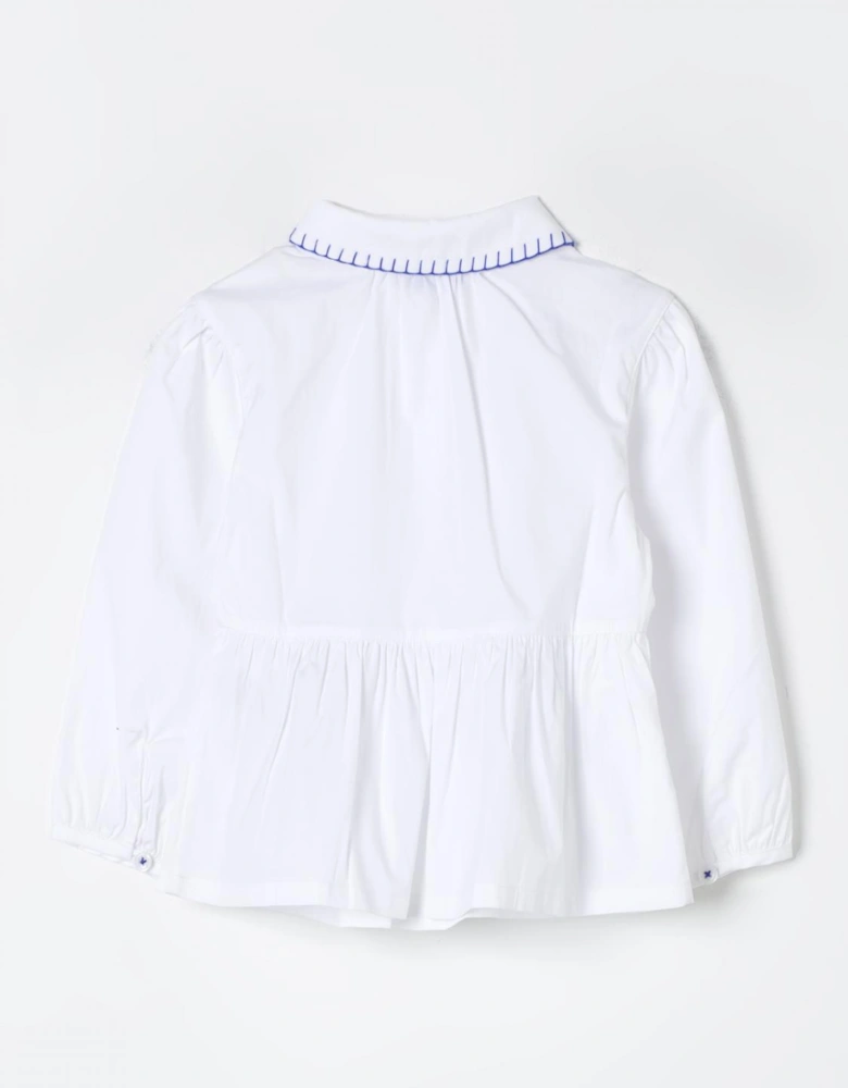Peter Pan Collar Poplin Shirt