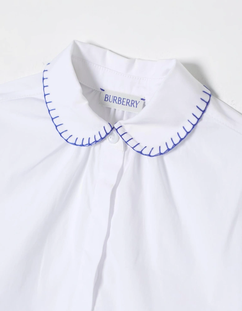 Peter Pan Collar Poplin Shirt