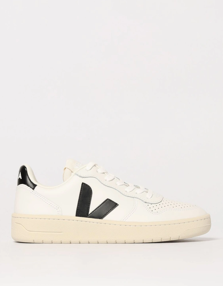 V10 WhiteBlack Leather Sneakers