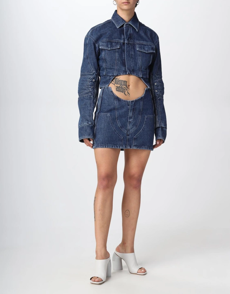 Denim Jacket  Skirt Set