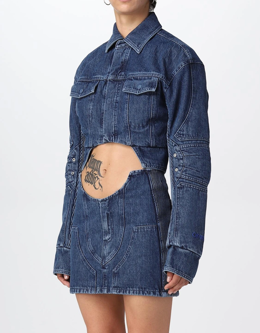 Denim Jacket  Skirt Set