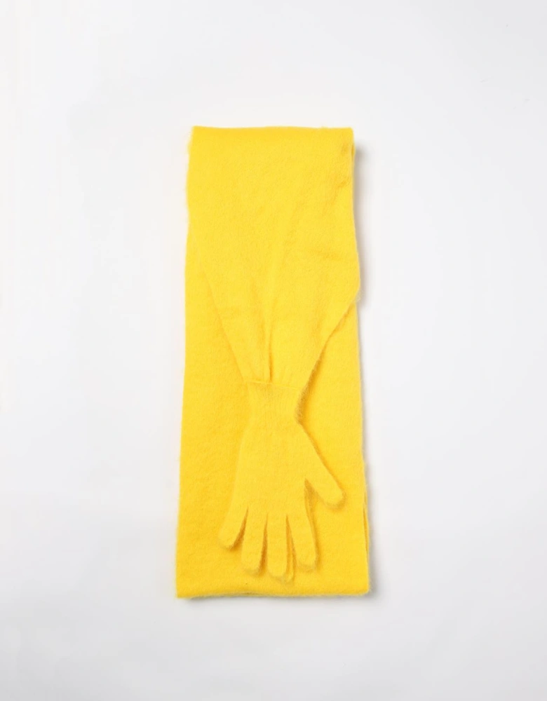 Fuzzy Scarf  Glove Set