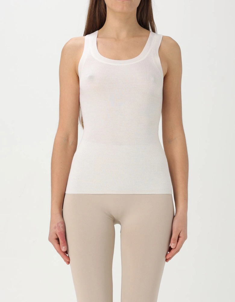 Ribbed Knit Tank Top Slim Fit