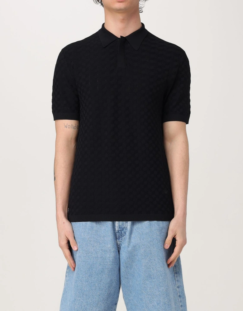 Knitted Polo Shirt Short Sleeves