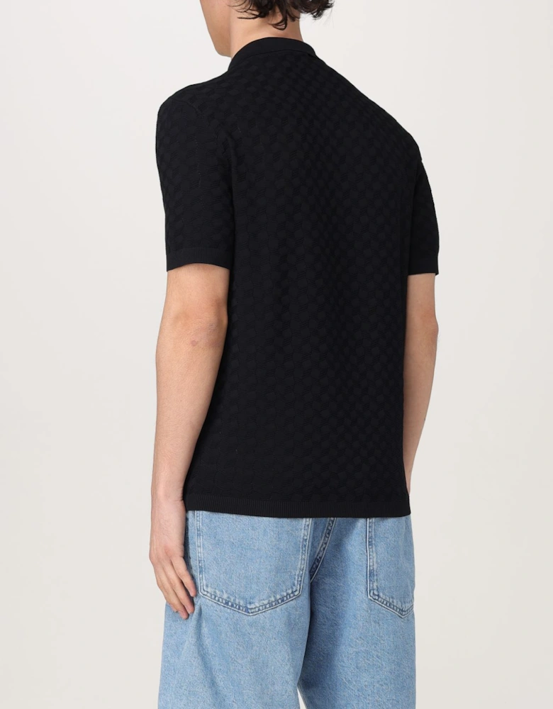 Knitted Polo Shirt Short Sleeves